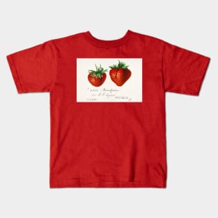 Strawberries Vintage Book Kids T-Shirt